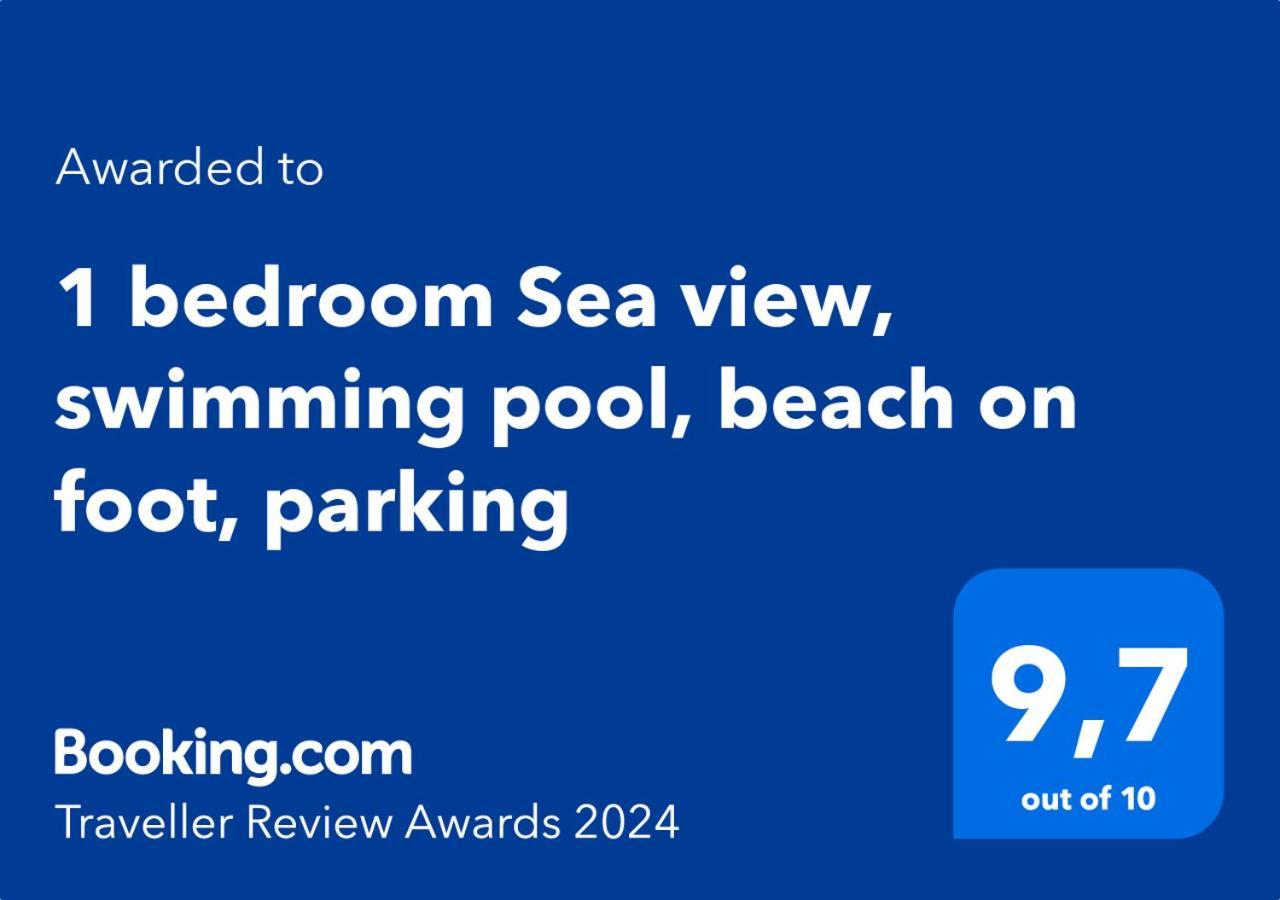 1 Bedroom Sea View, Swimming Pool, Beach On Foot, Parking Antibes Exterior foto