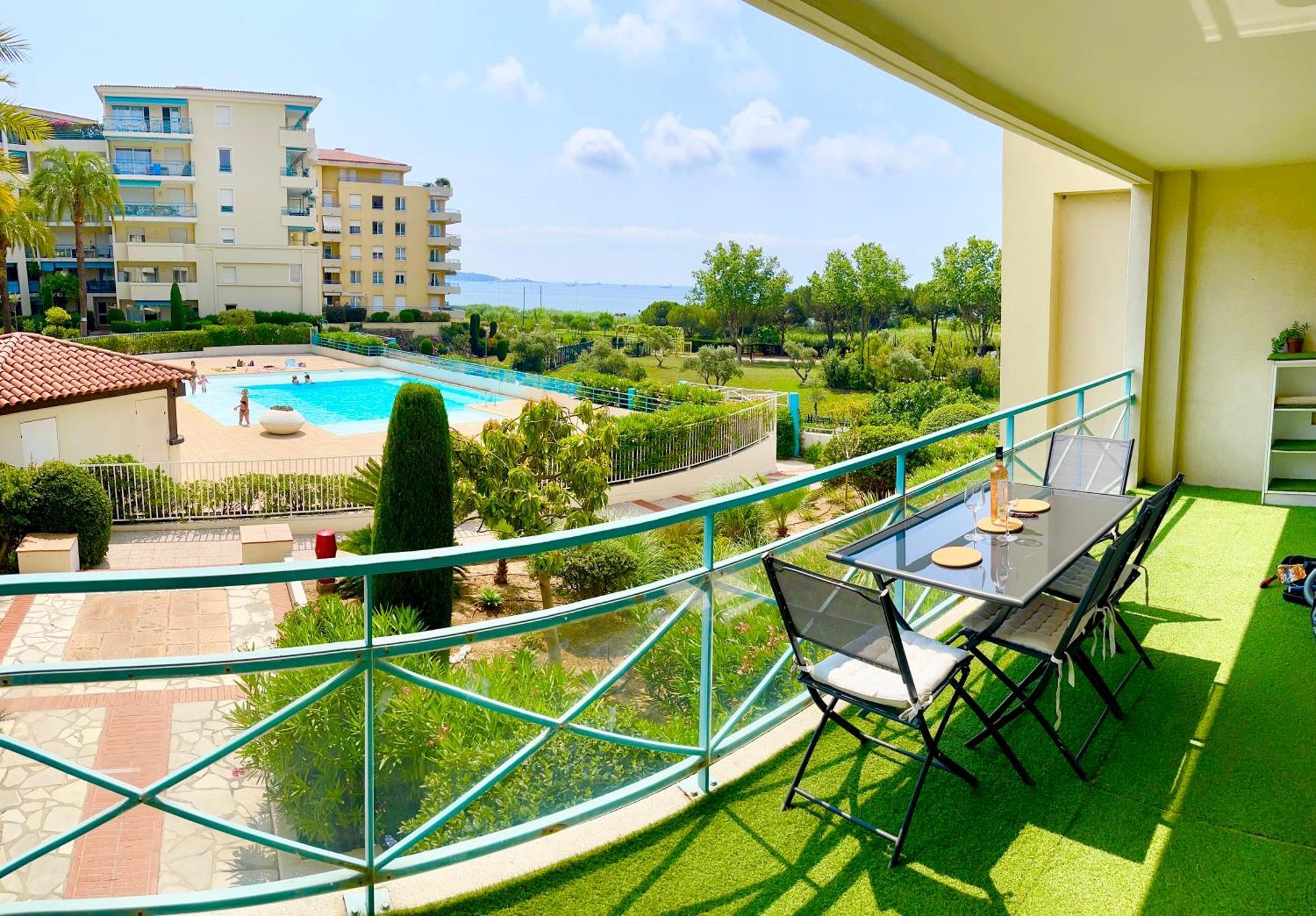 1 Bedroom Sea View, Swimming Pool, Beach On Foot, Parking Antibes Exterior foto